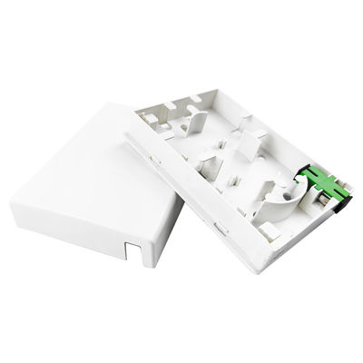 2 nuclei di plastica in fibra ottica Socket Panel SC Tipo di connettore per reti LAN cablate
