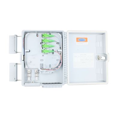12 core Fibra ottica scatola di distribuzione per la rete FTTH esterna SC connettore incluso