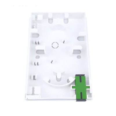 2 nuclei di plastica in fibra ottica Socket Panel SC Tipo di connettore per reti LAN cablate