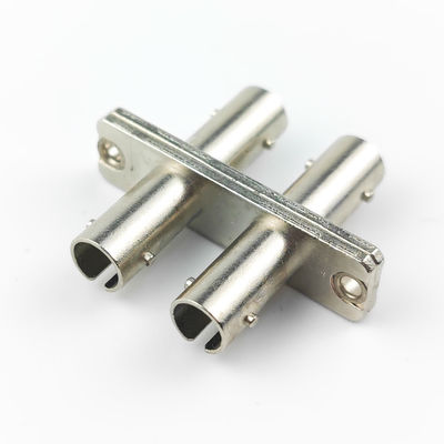 ST APC 2-Port Rectangular Duplex Fiber Optic Adapter Coupler per FTTH 5
