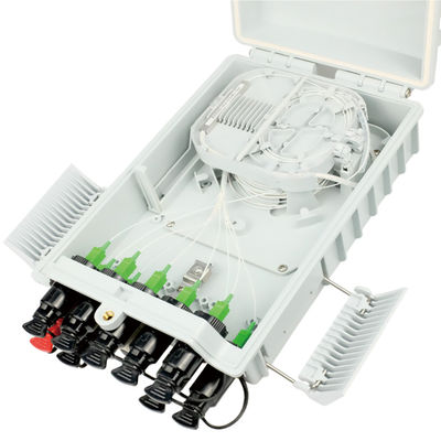 PC ABS Fibra ottica scatola di distribuzione per esterno FTTH 8 Core Fibra ottica Splitters