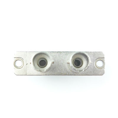 ST APC 2-Port Rectangular Duplex Fiber Optic Adapter Coupler per FTTH 5