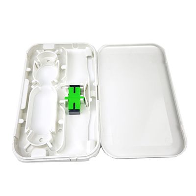 Rete FTTH Indoor Bianco 1 Core Fibra ottica di plastica Faceplate Socket Panel SC Connector Tipo 5