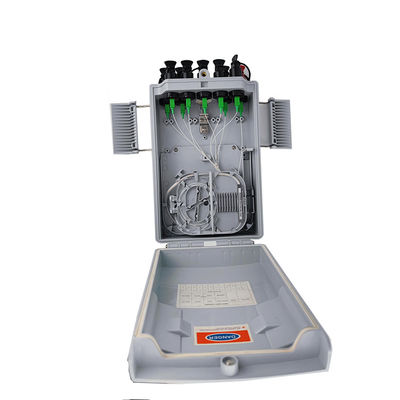 PC ABS Fibra ottica scatola di distribuzione per esterno FTTH 8 Core Fibra ottica Splitters