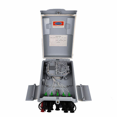 PC ABS Fibra ottica scatola di distribuzione per esterno FTTH 8 Core Fibra ottica Splitters