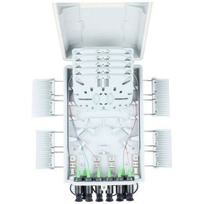 Splitter a fibra ottica pre-connesso per la distribuzione di reti FTTH all'aperto