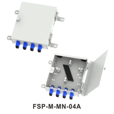FTTX Network ODN Metal Mini Fiber Optic FTTH Terminal Box 8 Core Distribution con connettori LC e SC