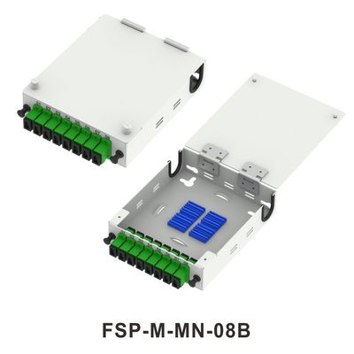 FTTX Network ODN Metal Mini Fiber Optic FTTH Terminal Box 8 Core Distribution con connettori LC e SC