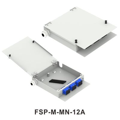 FTTX Network ODN Metal Mini Fiber Optic FTTH Terminal Box 8 Core Distribution con connettori LC e SC