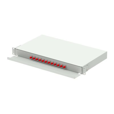 Connettore in acciaio laminato a freddo SC FC ST LC Tipo 19 pollici Fibra di distribuzione ottica per FTTX