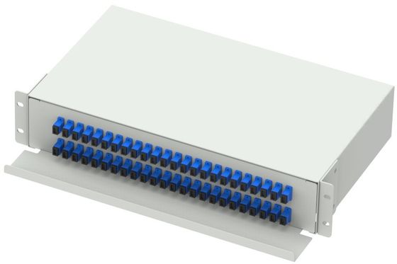 Connettore in acciaio laminato a freddo SC FC ST LC Tipo 19 pollici Fibra di distribuzione ottica per FTTX