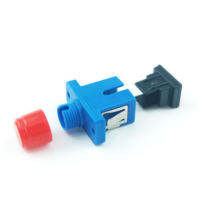 Adaptatori a fibra ottica ibrida FTTH Accoppiatori con manica di zirconia e connettori SC FC
