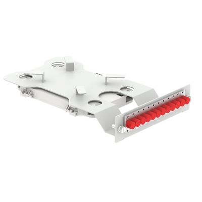 Grigio RAL 7035 4U 144 core 19 pollici Fibra Ottica Patch Panel Sub ODF con 3