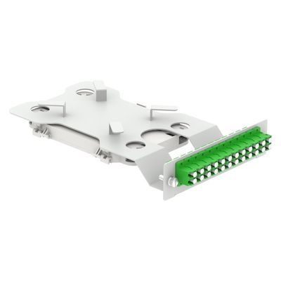 Grigio RAL 7035 4U 144 core 19 pollici Fibra Ottica Patch Panel Sub ODF con 3