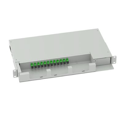 12 Core Swing Patch Panel Optical Distribution Frame 19 Inch SC APC Tipo di attrezzatura in fibra ottica