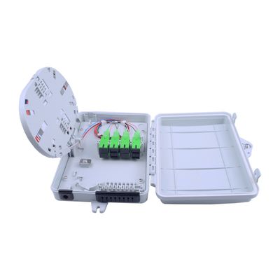 Access Outdoor FTTH IP65 8 Core Fiber Optic Termination Box per la distribuzione della rete