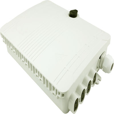 Box di distribuzione a fibra ottica montata a palo di parete per rete FTTH IP65 Outdoor 8 Core