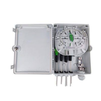Box di distribuzione a fibra ottica montata a palo di parete per rete FTTH IP65 Outdoor 8 Core