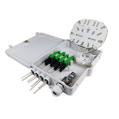 Box di distribuzione a fibra ottica montata a palo di parete per rete FTTH IP65 Outdoor 8 Core