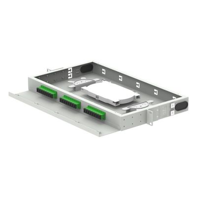 FTTH 96 Core Capacity Patch Panel 19 Inch Optical Distribution Frame con LC