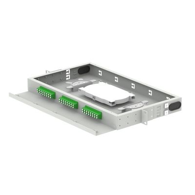 FTTH 96 Core Capacity Patch Panel 19 Inch Optical Distribution Frame con LC