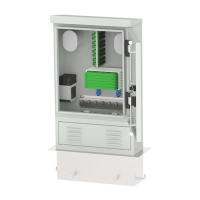 Tipo di connettore SC FC LC ST FDC 48A FTTH Outdoor Waterproof Fiber Distribution Cabinet