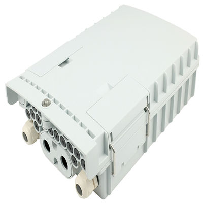 Casella di distribuzione in fibra di materiale PC ABS per accesso FTTH a 16 core