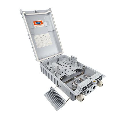 Casella di distribuzione in fibra di materiale PC ABS per accesso FTTH a 16 core