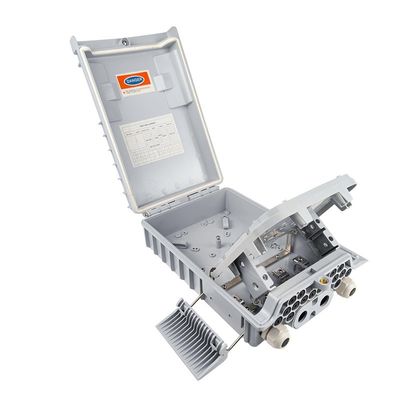 Casella di distribuzione in fibra di materiale PC ABS per accesso FTTH a 16 core
