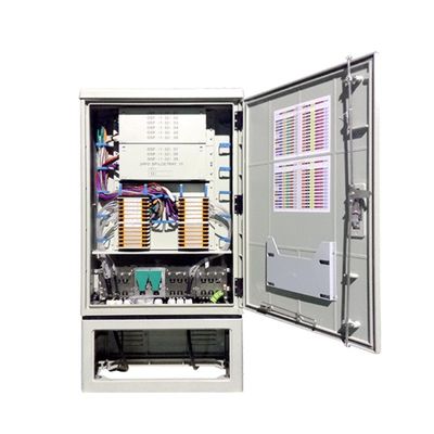 288 Capacità FDC IP65 Gabinetto di distribuzione in fibra esterna per reti di telecomunicazione FTTX 10