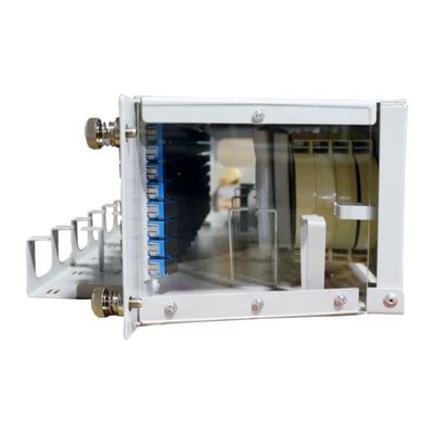 5 Time Gray 96cores 19 Inch Flip down Fiber Optic Patchpanel per attrezzature ottiche
