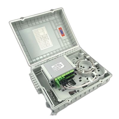 16 Core Terminal SC Connector Fibra ottica scatola di distribuzione per FTTH in 328 * 245 * 89mm