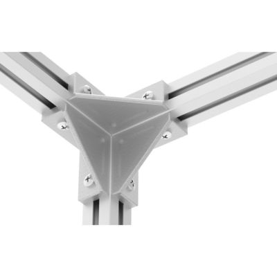 FTTH 19 pollici Silver/Gray Open Rack Profilo di alluminio Fibra ottica Cornice di distribuzione ODF