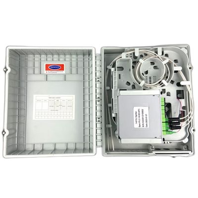 16 Core Terminal SC Connector Fibra ottica scatola di distribuzione per FTTH in 328 * 245 * 89mm