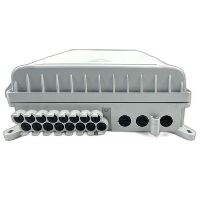 16 Core Terminal SC Connector Fibra ottica scatola di distribuzione per FTTH in 328 * 245 * 89mm
