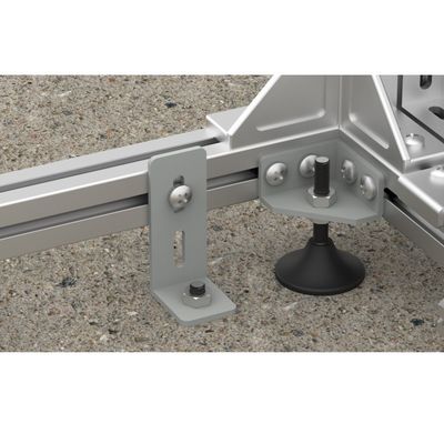 FTTH 19 pollici Silver/Gray Open Rack Profilo di alluminio Fibra ottica Cornice di distribuzione ODF