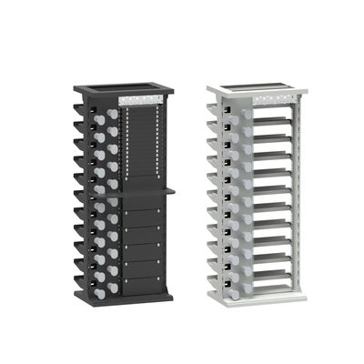 Finitura in argento resistente 47U ODF Rack Cabinet per reti interne FTTH FTTX Tray caricato