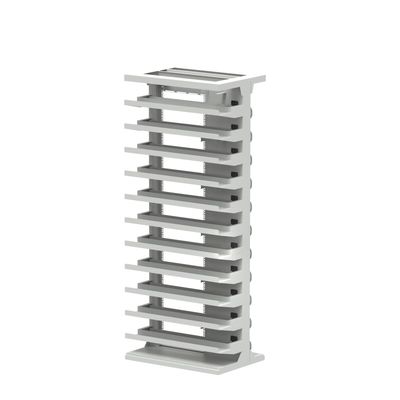Finitura in argento resistente 47U ODF Rack Cabinet per reti interne FTTH FTTX Tray caricato