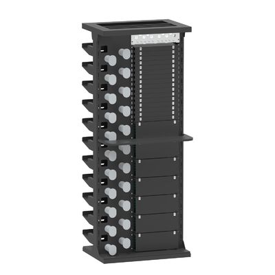 Finitura in argento resistente 47U ODF Rack Cabinet per reti interne FTTH FTTX Tray caricato