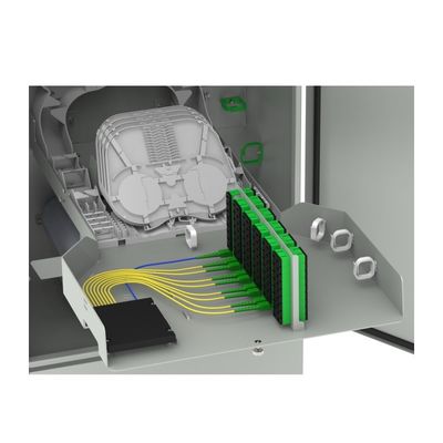 Tavola di acciaio laminato a freddo IP65 Gabinetto per telecomunicazioni all'aperto per la distribuzione di fibre ottiche a densità