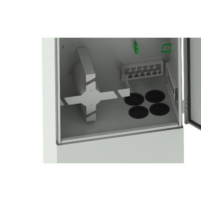 Tavola di acciaio laminato a freddo IP65 Gabinetto per telecomunicazioni all'aperto per la distribuzione di fibre ottiche a densità