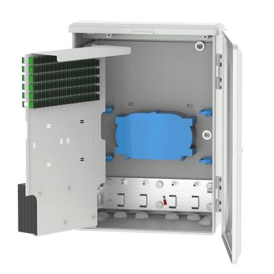 Grigio 96 Core Outdoor FTTH SC Fibra ottica terminale scatole di rete Fibra di distribuzione scatole
