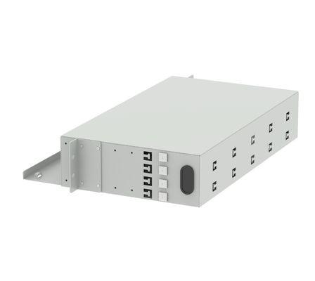 Quadro di distribuzione subottico 48 porte 19 pollici LC UPC Patch Panel per rete FTTH migliore