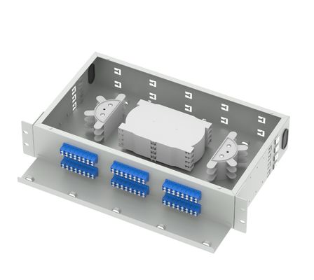 Quadro di distribuzione subottico 48 porte 19 pollici LC UPC Patch Panel per rete FTTH migliore