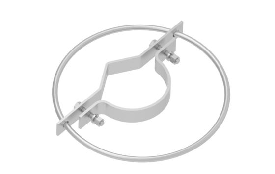 Anello di testa di palo di ferro esterno per il montaggio di palo elettrico utilizzato nella costruzione FTTH