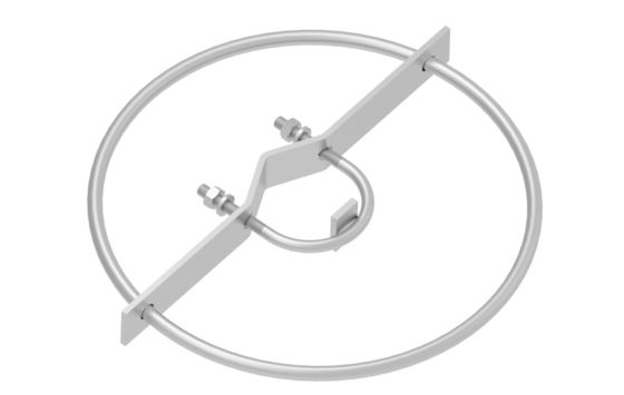 Anello di testa di palo di ferro esterno per il montaggio di palo elettrico utilizzato nella costruzione FTTH