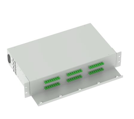 FC APC Optical Distribution Frame 48 porte 19 pollici Patch Panel Ideale per FTTX e rete