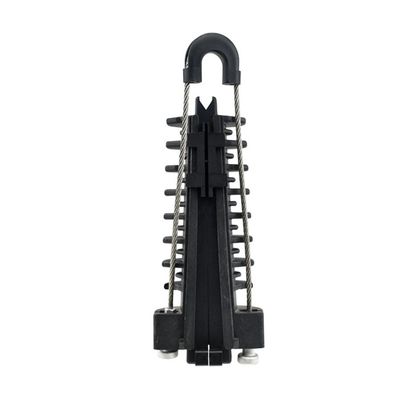 Accessori per linee aeree PA1500 Clampe di ancoraggio per cavi FTTH ad alta tensione di plastica di tipo Wed