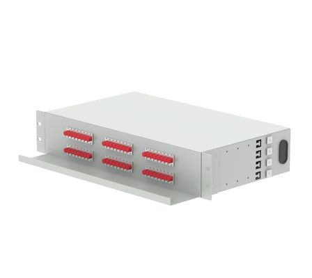 5 19 pollici Patch Panel 48 porte FC UPC Cornice di distribuzione ottica per applicazioni FTTX
