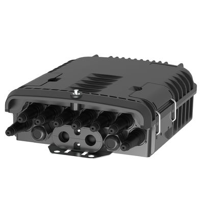 Casella di distribuzione in fibra ottica a 8 porte montata a parete/polo per la rete FTTX IP65 all'aperto